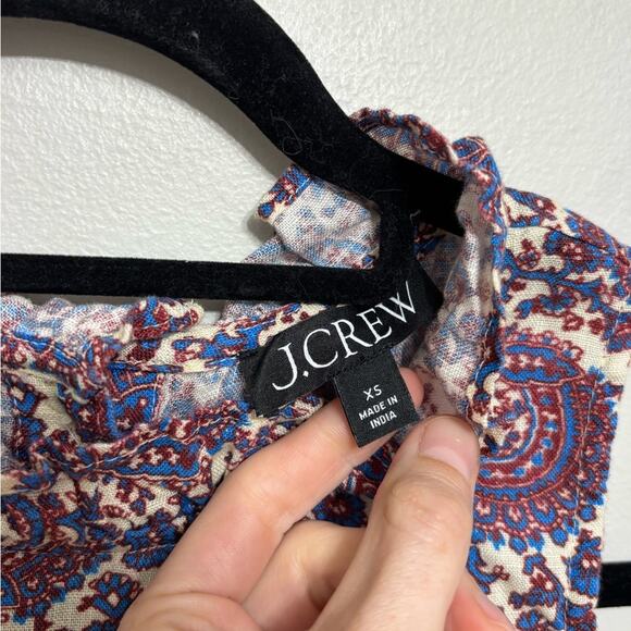 J. Crew Fleur Top in Floral Linen - Size XS - Picture 5 of 7